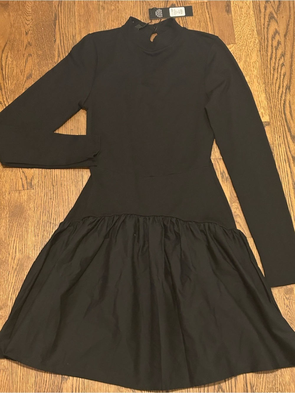 Fashion Nova Black Long Sleeve Mini Dress